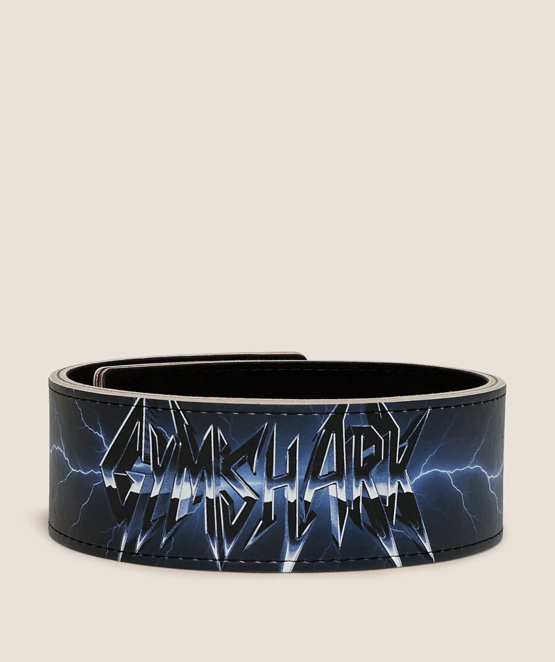 Gymshark Lightning Graphic Lever Belt - Black