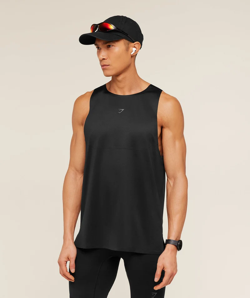 Gymshark Running Elite Tank - Black