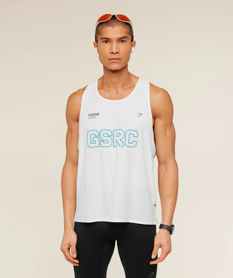 Gymshark Running Elite Race Vest - White