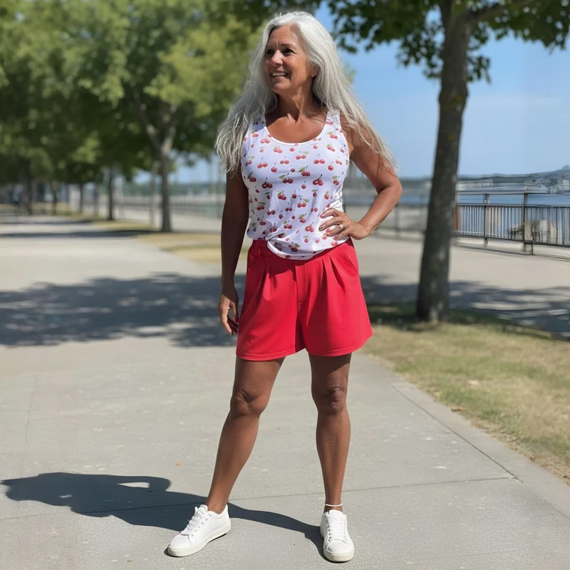 Sköna Shorts Röda