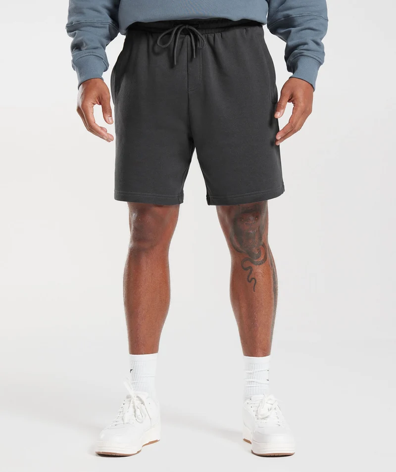 Gymshark Rest Day Essentials 7" Shorts - Onyx Grey