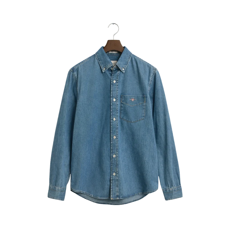 Reg Denim Shirt - Blue