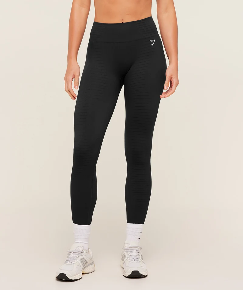 Gymshark Steel Seamless Leggings - Black