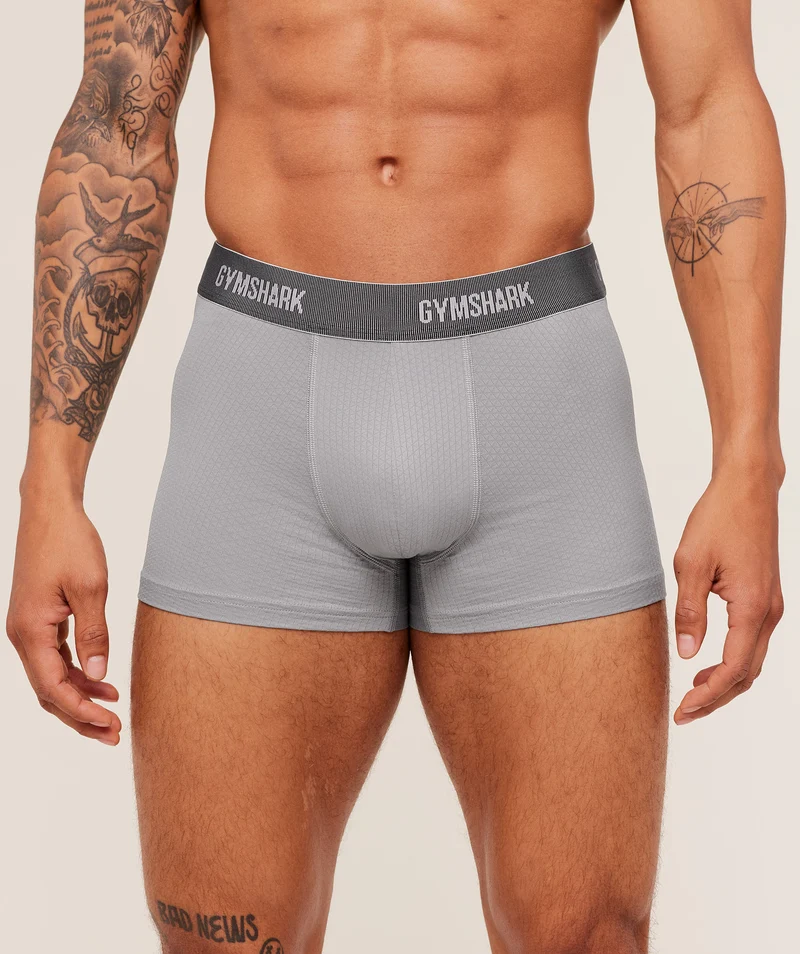 Gymshark Sports Tech Boxer 3PK - Smokey Grey