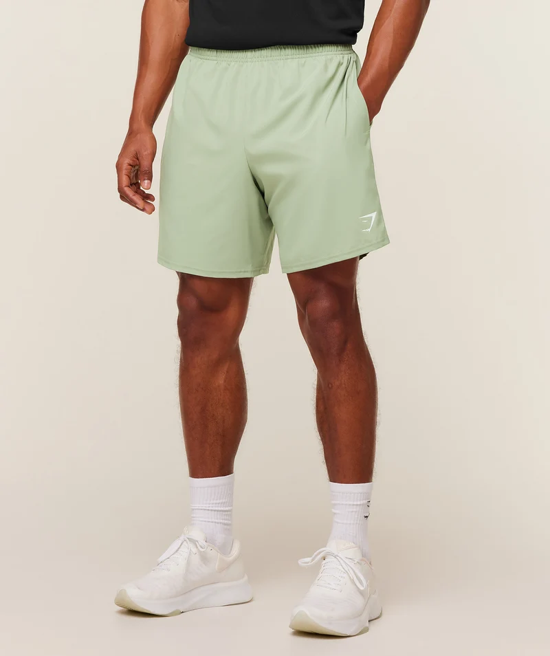 Gymshark Arrival 7" Shorts - Haze Green