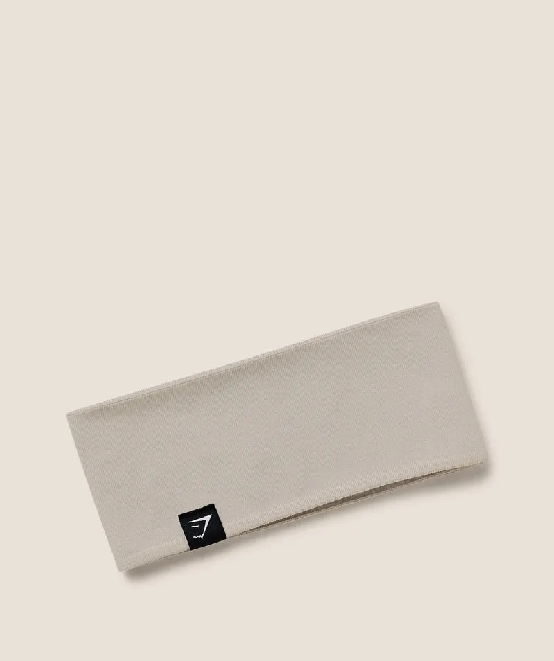 Gymshark Diffuse Sweat Headband - Pebble Grey