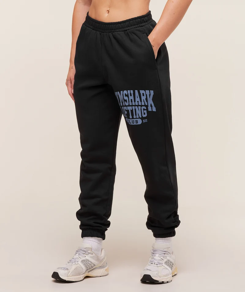 Gymshark Lifting Club Graphic Joggers - Black