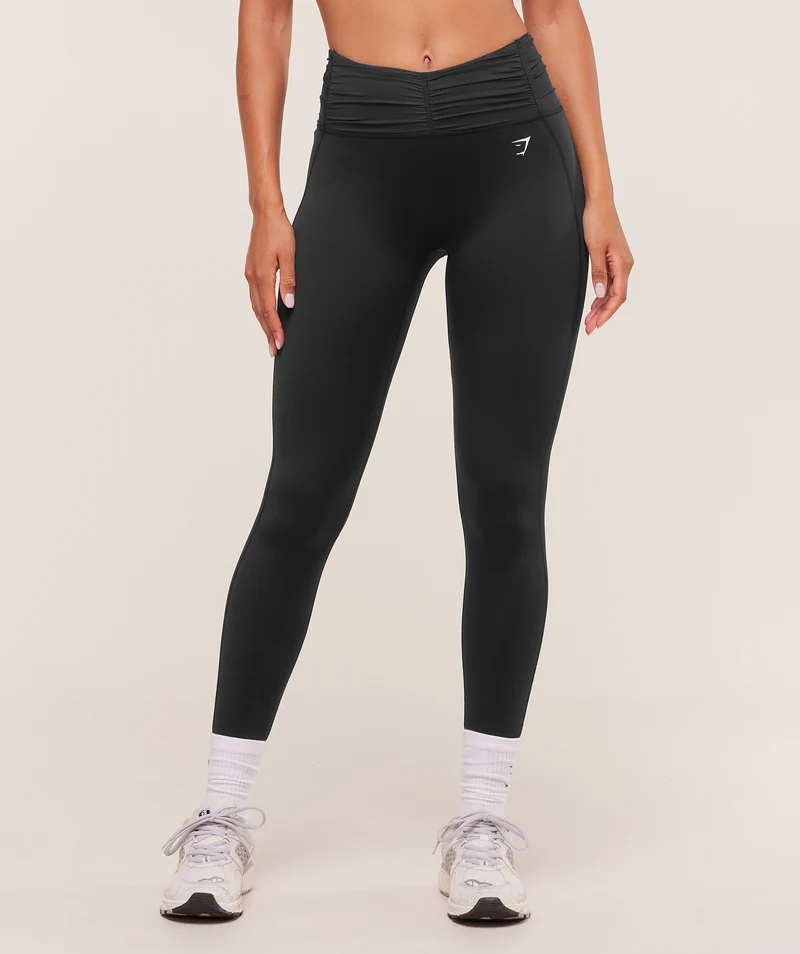 Gymshark Ruche Legging - Black