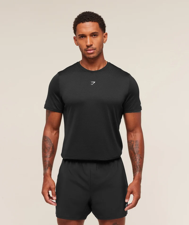 Gymshark Running T-Shirt - Black