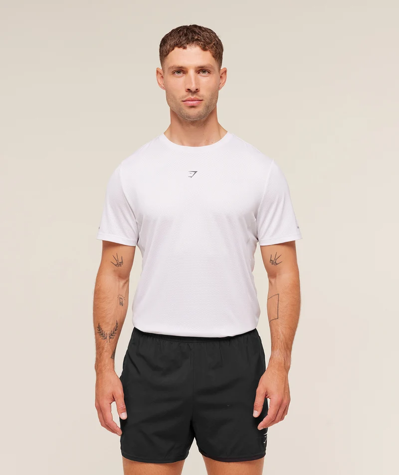 Gymshark Running T-Shirt - White