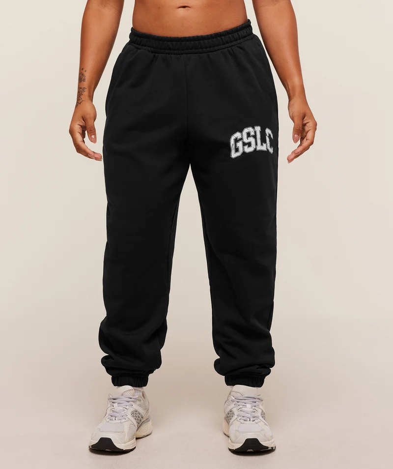 Gymshark GSLC Lifting Club Cuffed Joggers - Black