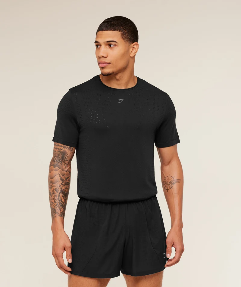Gymshark Seamless Running T-Shirt - Black