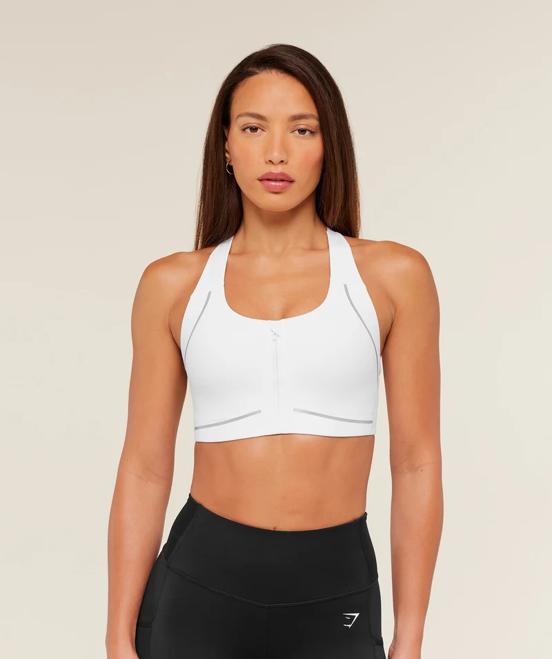 Gymshark Running Sports Bra - White
