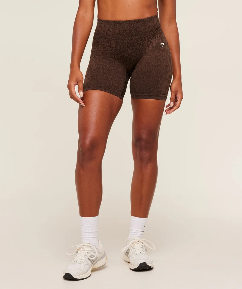 Gymshark Adapt Animal Shorts - Archive Brown/Soft Brown