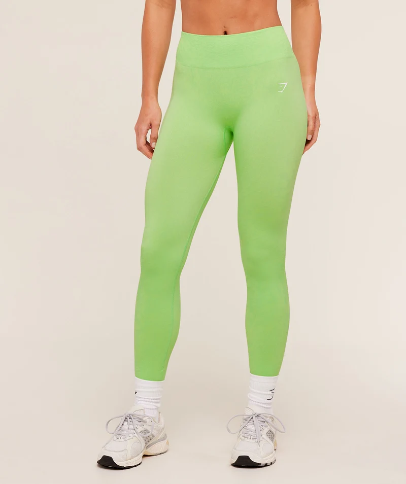 Gymshark Adapt Animal Leggings - Energy Gelato Green/Sorbet Yellow
