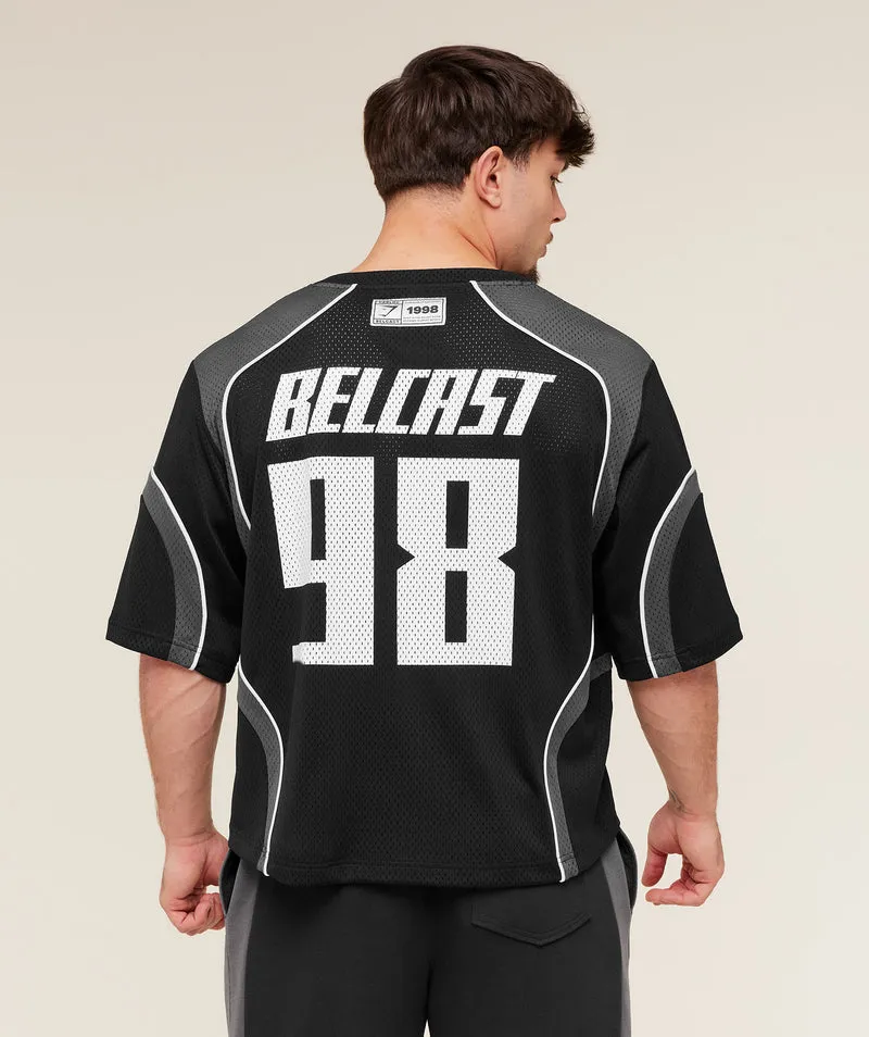 Gymshark GS x Carlos Mesh Jersey - Black