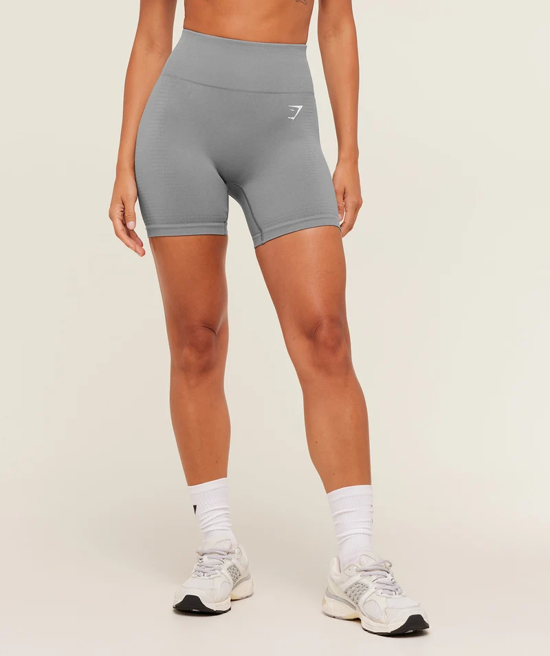 Gymshark Vital Seamless 2.0 Shorts - Medium Grey/Marl