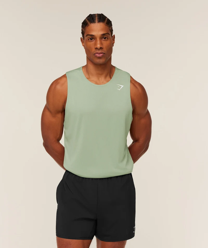 Gymshark Arrival Tank - Haze Green