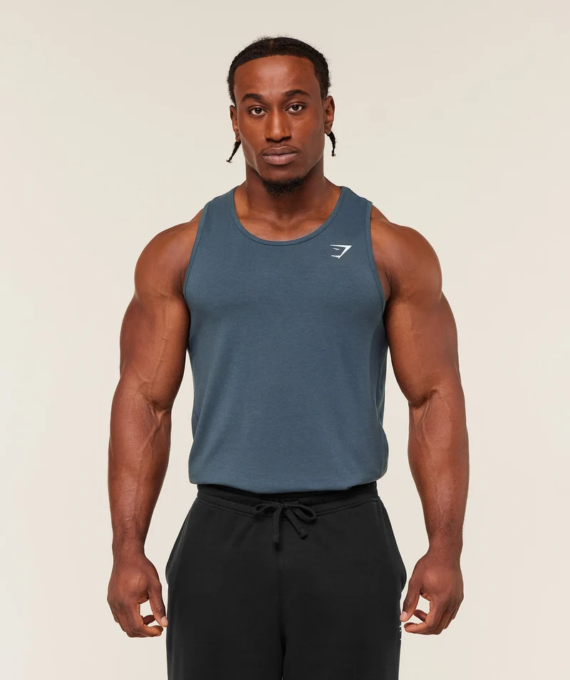 Gymshark Critical Tank - Stealth Blue
