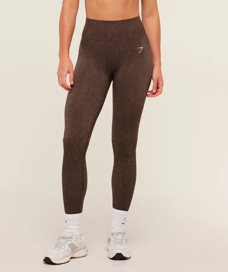 Gymshark Adapt Fleck Seamless Leggings - Archive Brown/Lifestyle Brown