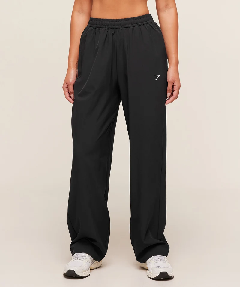 Gymshark Training Everyday Woven Straight Leg Pants - Black
