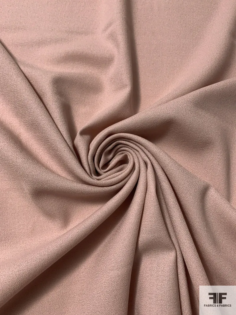 Solid Wool Crepe - Nude