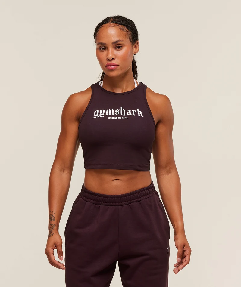 Gymshark Strength Department Tank - Cherry Purple