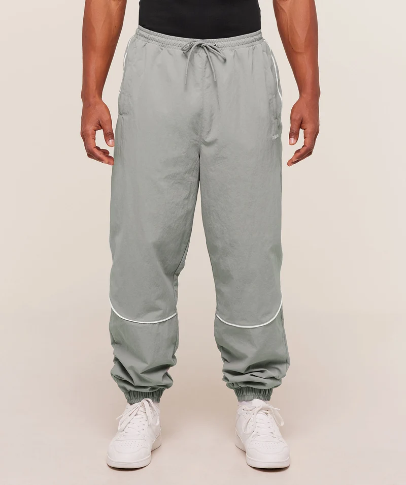 Gymshark Retro Shell Track Pants - Smokey Grey