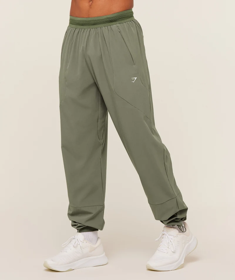 Gymshark Running Joggers - Base Green