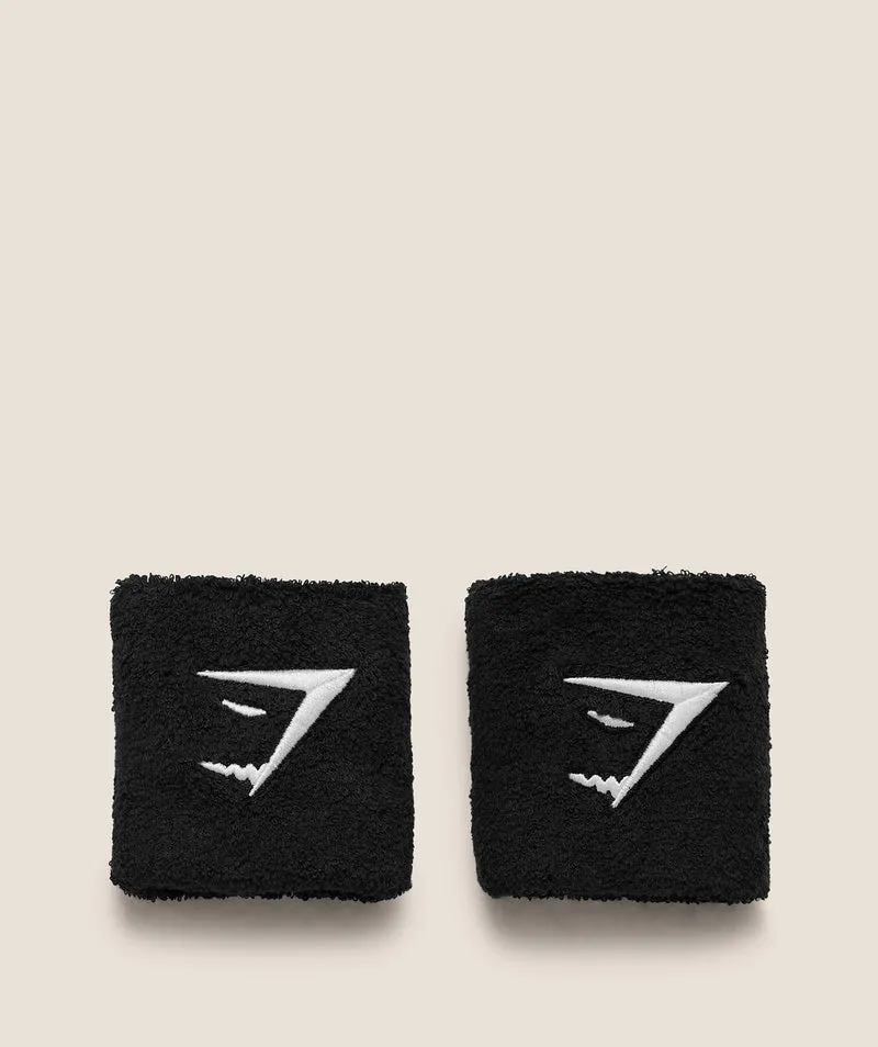 Gymshark Sweat Bands - Black/White