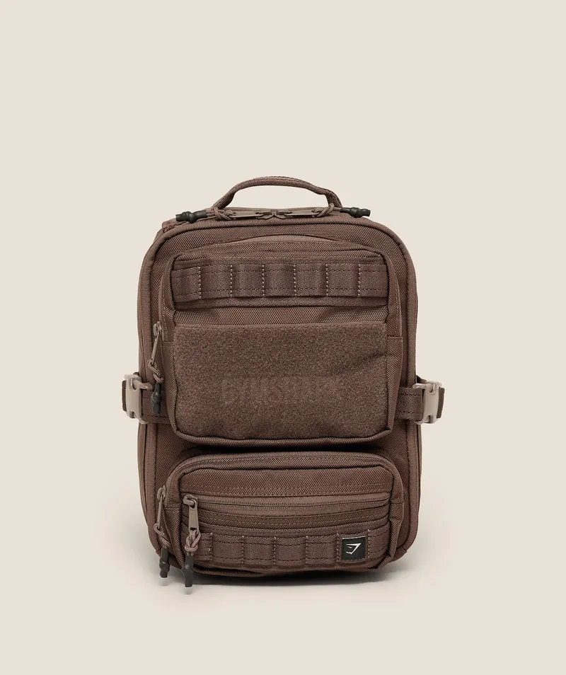 Gymshark Mini Tactical Backpack - Soft Brown