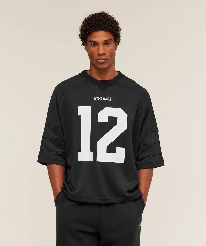 Gymshark American Football Jersey - Black