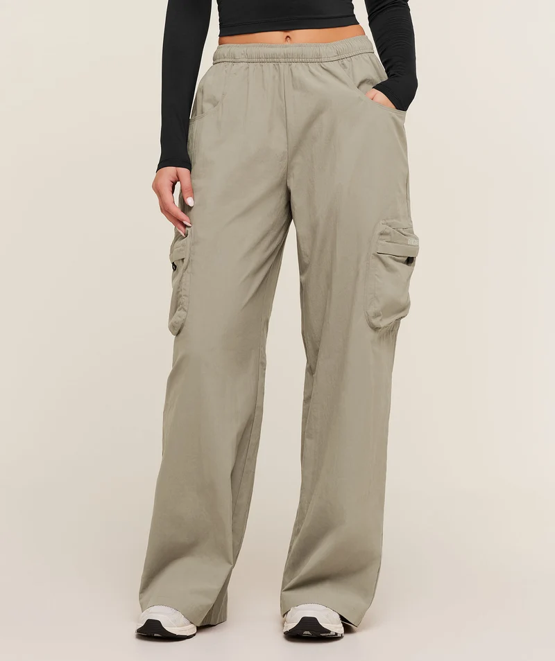 Gymshark Cargo Pants - Linen Brown