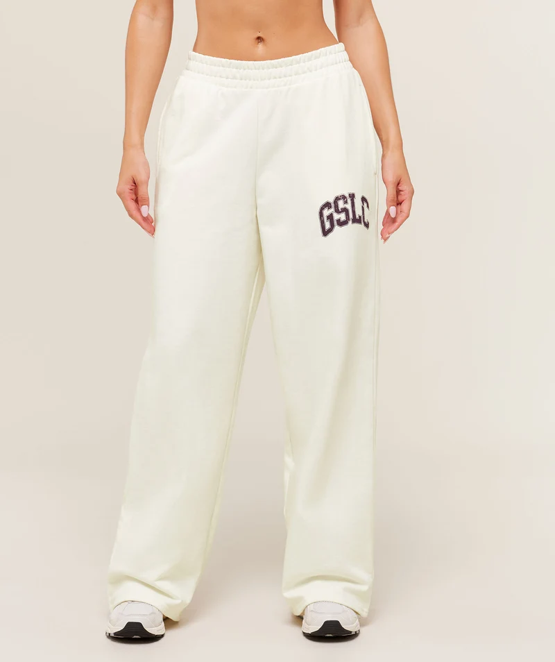 Gymshark GSLC Lifting Club Straight Leg Joggers - Soft White