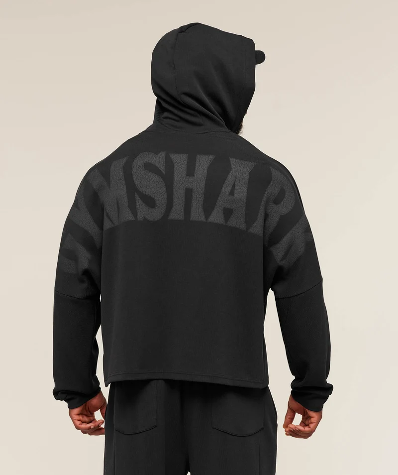 Gymshark Bodybuilding Zip Up Hoodie - Black