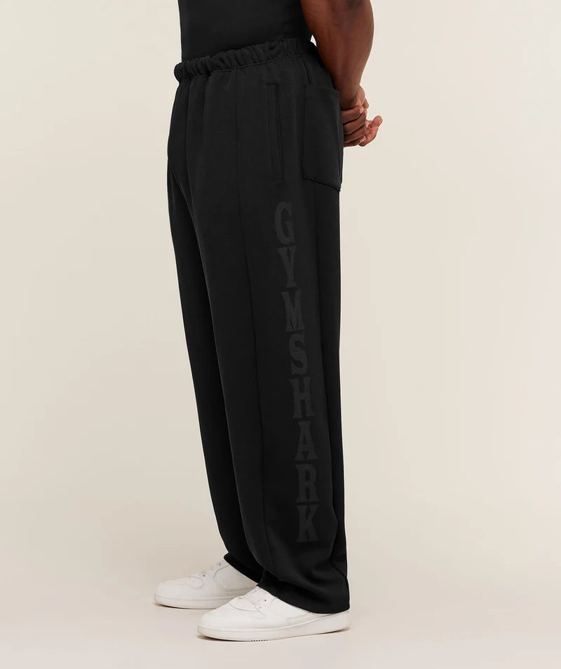 Gymshark Straight Leg Tracksuit Pant - Black