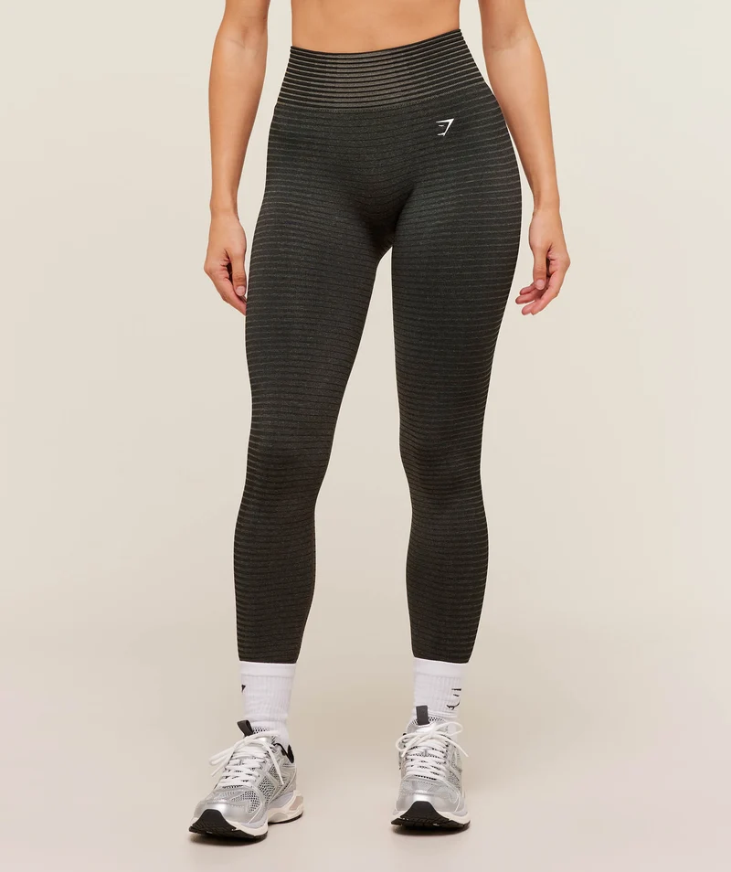 Gymshark Sport Seamless Leggings - Camo Brown/Black