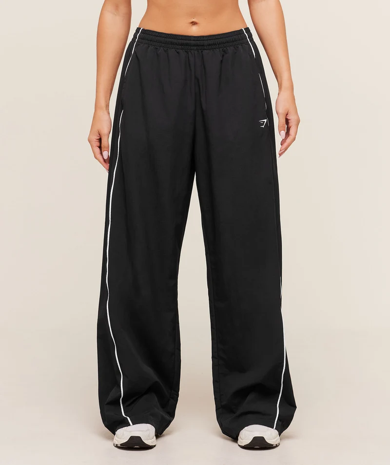 Gymshark Wordmark Track Pants - Black