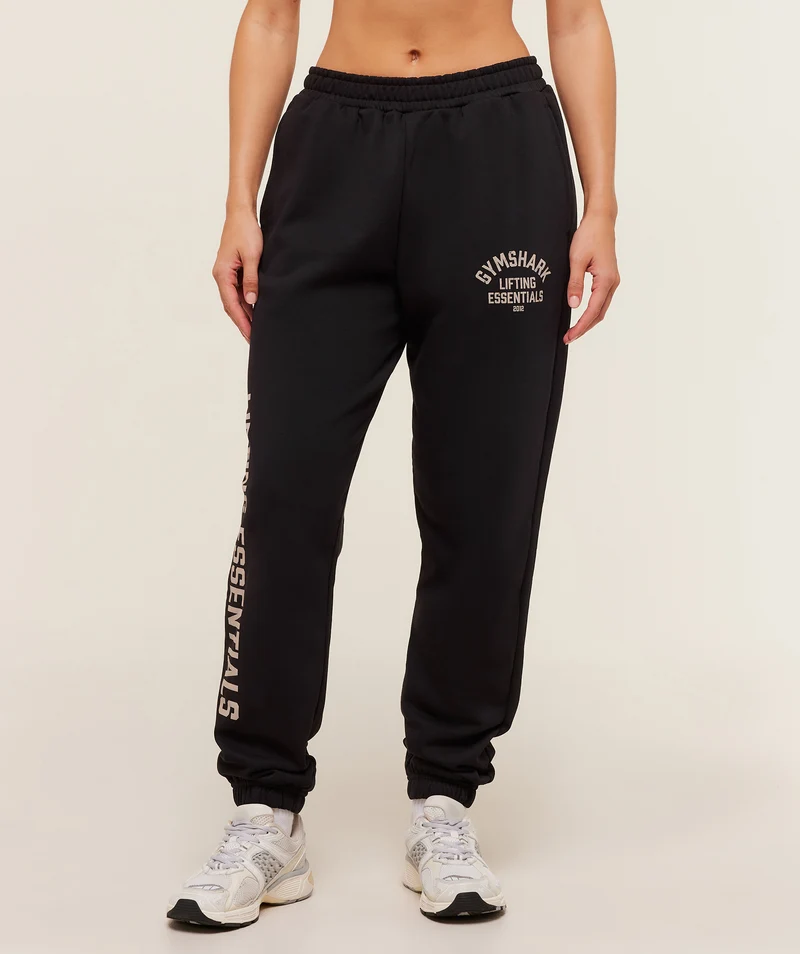 Gymshark Lifting Essentials Joggers - Black