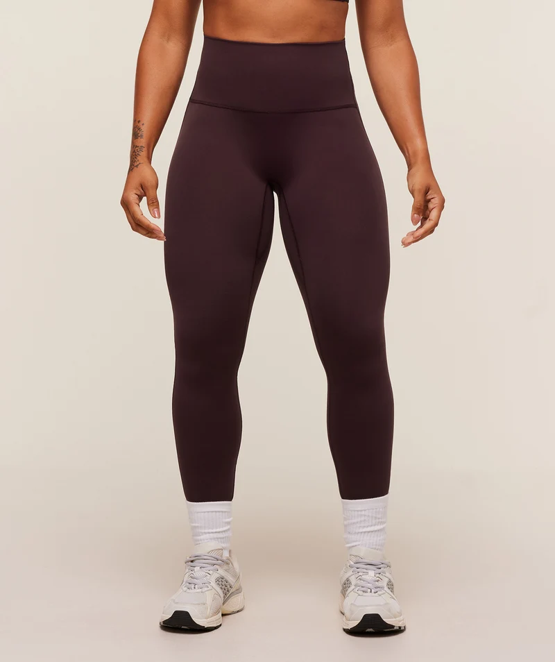 Gymshark Legacy Logo Leggings - Cherry Purple