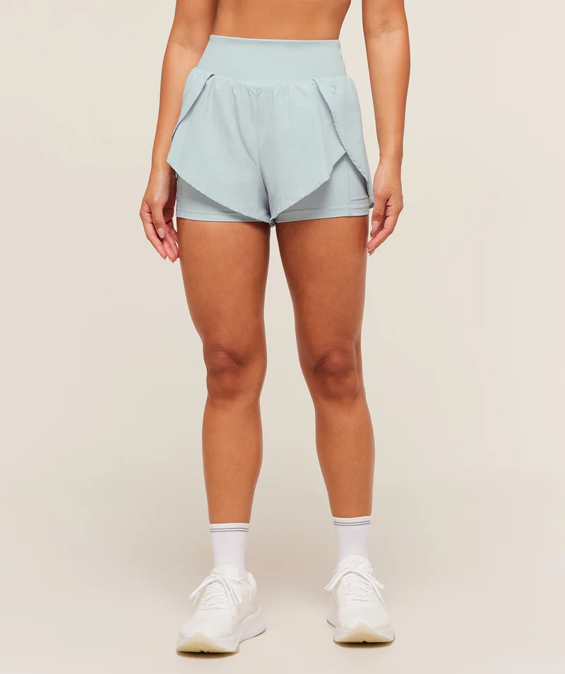 Gymshark Running 2-in-1 Shorts - Smoke Blue