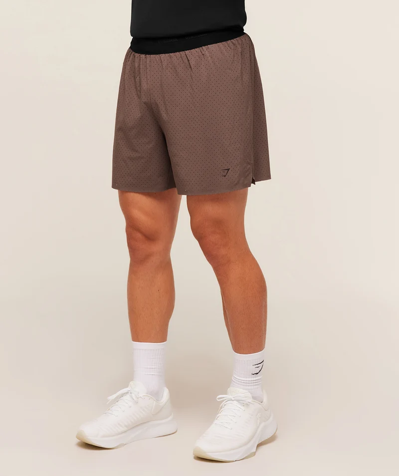 Gymshark Sport Zero 5" Shorts - Soft Brown