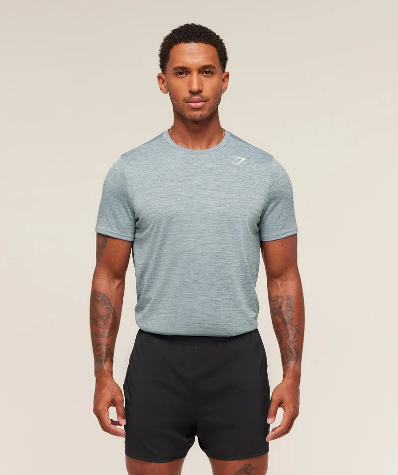 Gymshark Arrival T-Shirt - Smoke Blue/Denim Grey