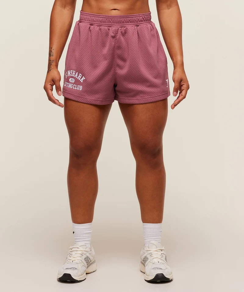 Gymshark Lifting Club Mesh Shorts - Reset Pink