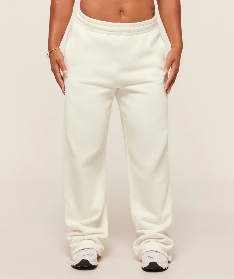 Gymshark x Analis Tracksuit Pants - Soft White