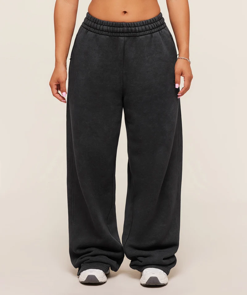 Gymshark x Analis Tracksuit Pants - Black/Wash