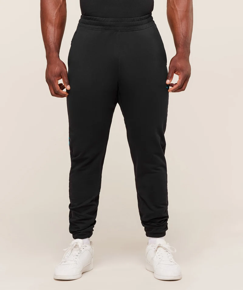 Gymshark Prime Joggers - Black/Brand Blue