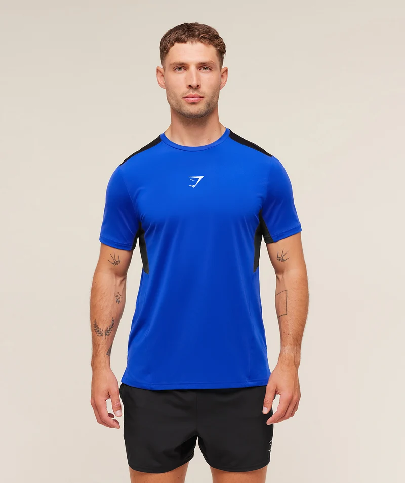 Gymshark Sport T-Shirt - Athletic Blue/Black