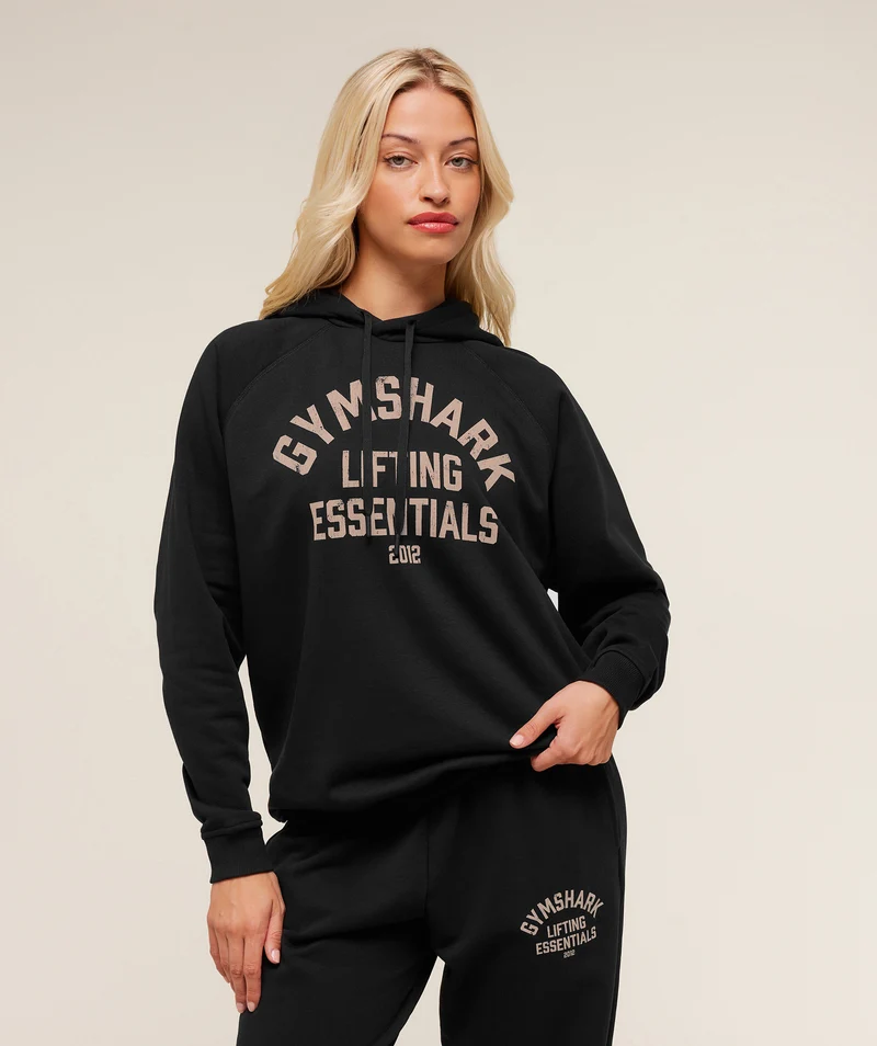 Gymshark Lifting Essentials Hoodie - Black