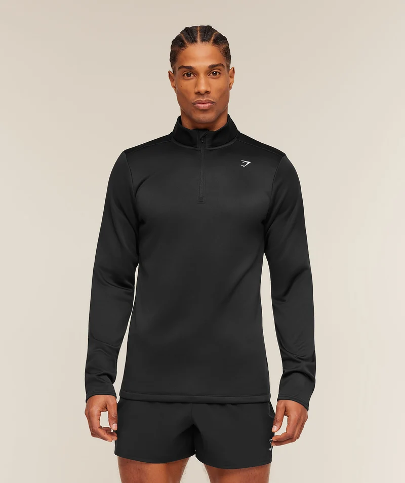 Gymshark Training 1/4 Zip - Black